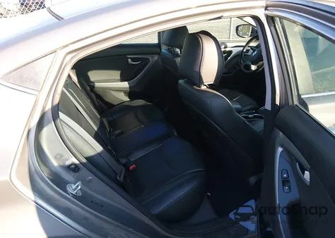 2014 Hyundai Elantra Limited from USA, damaged, VIN 5NPDH4AE7EH512876